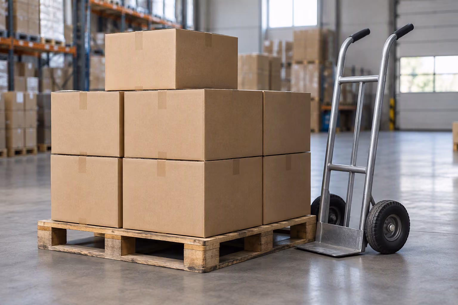 Cartons of fingerprint ink pads prepared for wholesale shipment